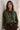 Finn Cotton Scarf Shirt - Moss Green