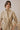 Alexie Cotton Robe Shirt - Khaki Striped