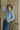 Hannah Cashmere Cotton Blend Cardigan - Sky