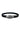 Leia Black and Silver Oval Plaque Belt