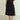 Petite Studio's Atticus Linen Midi Skirt in Black