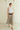 Petite Studio's Atticus Linen Midi Skirt in Sand