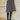 Adriana Wool Skirt - Grey Striped