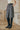 Adriana Wool Skirt - Grey Striped