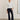 Asher Mid-Rise Flared Jeans - Black