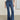 Asher Mid-Rise Flared Jeans - Vintage Blue