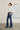 Asher Mid-Rise Flared Jeans - Vintage Blue
