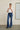 Asher Mid-Rise Flared Jeans - Vintage Blue