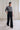 Dylan Straight Wool Pants - Black