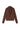 Nori Merino Wool Scarf Sweater - Chocolate