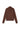 Nori Merino Wool Scarf Sweater - Chocolate