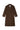 Matilda Wool Coat –  Dark Umber