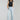 Moon Curve Raw Hem Crop Jeans HJ129